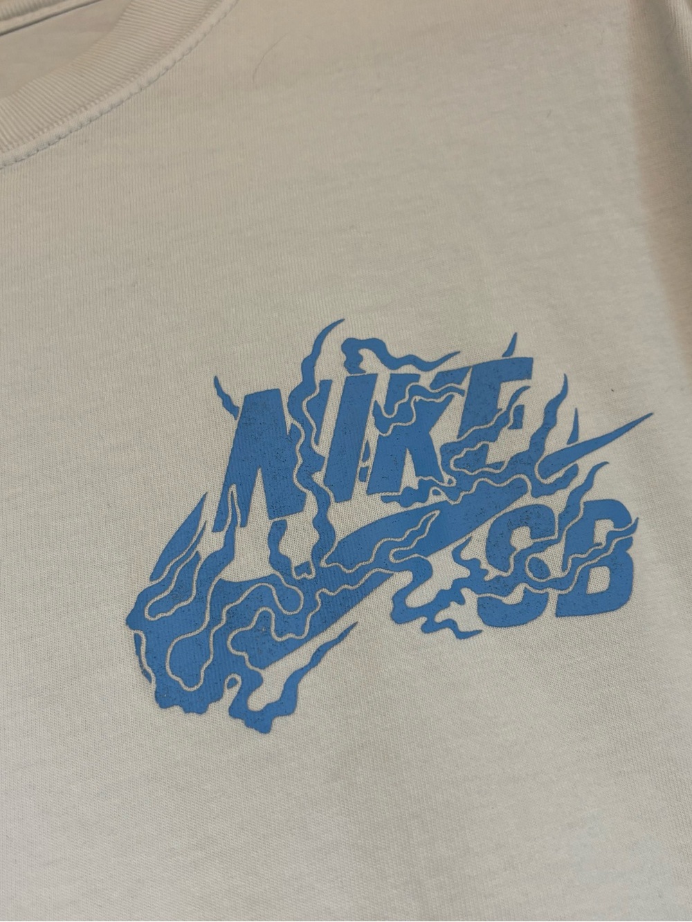 Nike SB Year of the Dragon White Blue Short Sleeve Casual T Shirt. Medium - Picture 3 of 7